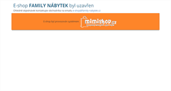 Desktop Screenshot of family-nabytek.cz